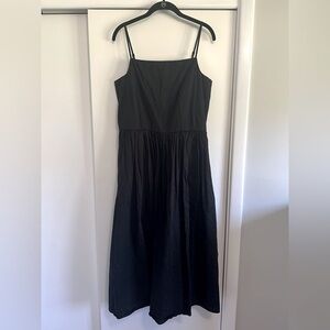 Free Assembly Women's Sleeveless Square Neck Midi Dress